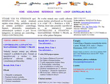 Tablet Screenshot of dominanta.sk